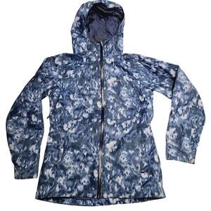 Columbia Jacket Women's Size XS Full Zip Hooded Omni Tech Lined Winter Coat Blue